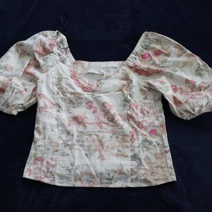 Linen Floral top
